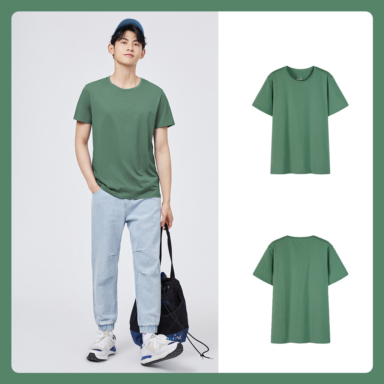 Semir 2023メンズコットントップTシャツ